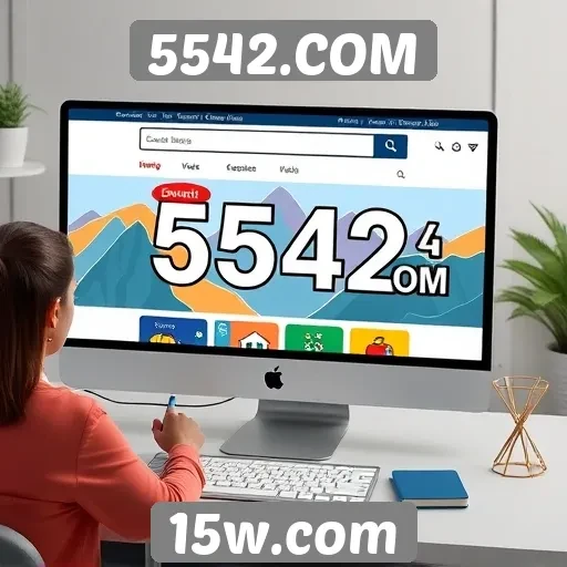 Experiência de usuário no site 5542.COM