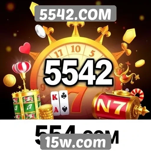 5542.COM apresenta novos jogos de cassino online